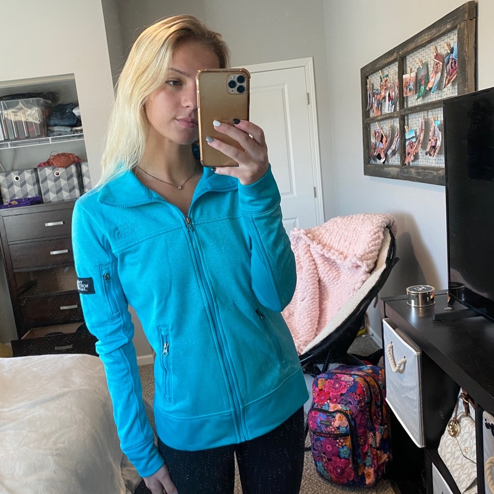 Blue North Face Jacket